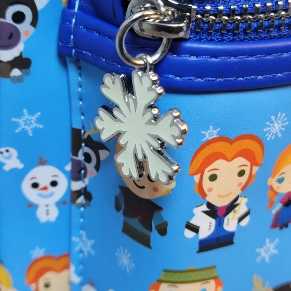 Loungefly Disney Frozen Mini Backpack All Over Design Elsa Anna Olaf Sven NEW